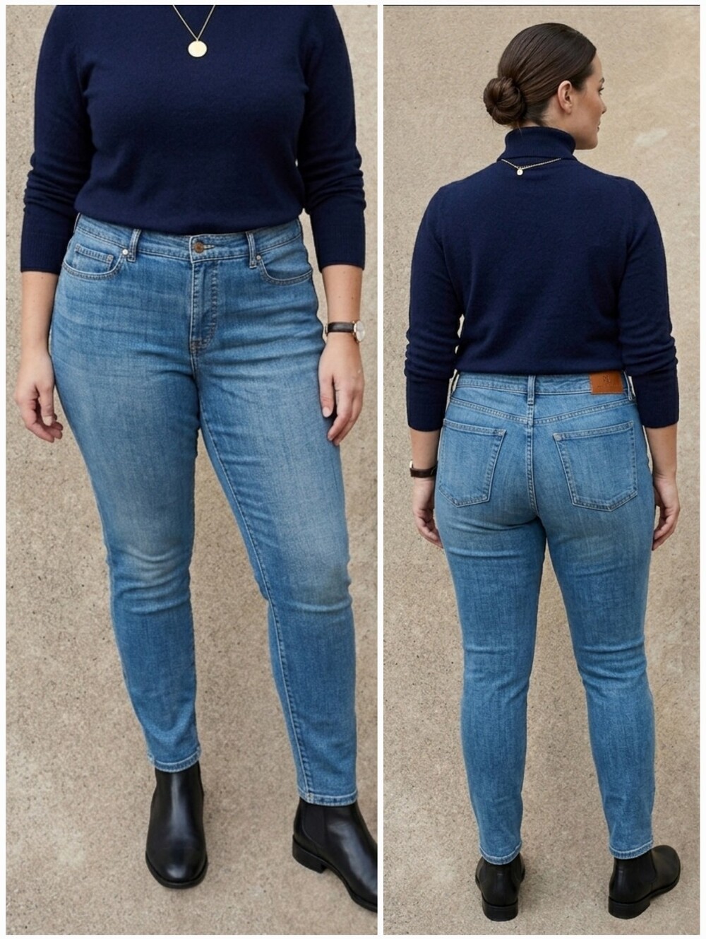NWT Lauren Ralph Lauren 14 Old Money Modern Contemporary Minimalist Skinny Jeans